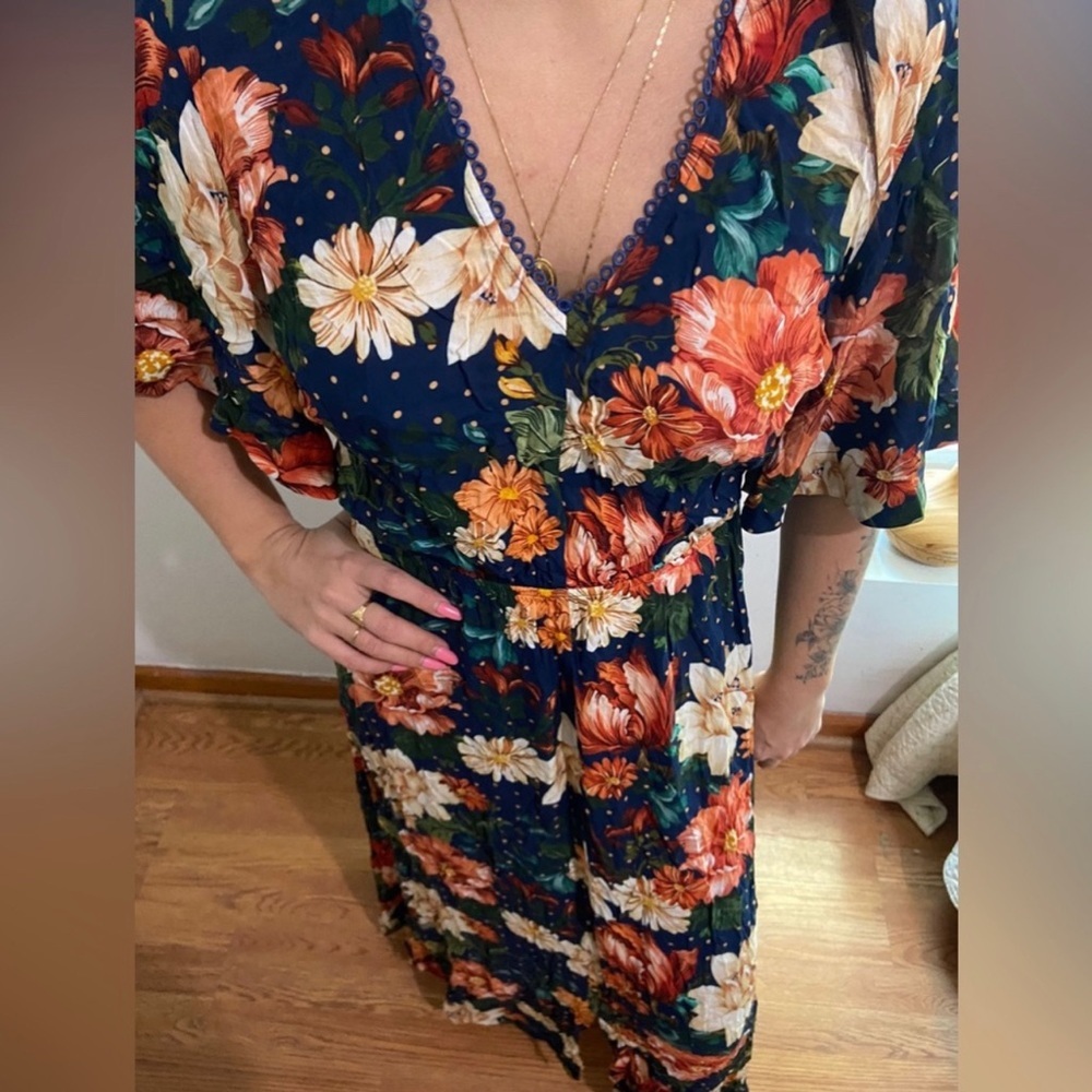FARM RIO ANTHROPOLOGIE MAXI DRESS - Picture 6 of 11